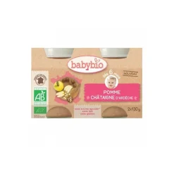 Online BABYBIO Petits pots de pomme et châtaigne 2 x 130 g