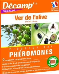 Online DECAMP Phéromone traitement biologique contre le ver de l'olive x2