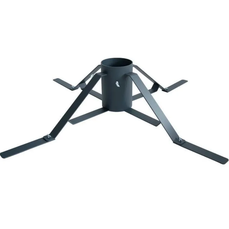 Sale LOUIS MOULIN Pied de sapin tube en métal anthracite à 4 pieds - Ø 13x H 23 cm