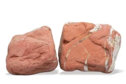 AQUAVIE Pierre décorative pour aquarium coloris rouge Jaspe