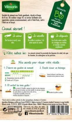 VILMORIN Piment de Cayenne Bio - graines à semer