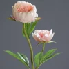 Online ART FLORAL Pivoine rose artificielle 2 fleurs - 60 cm
