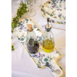 Clearance Planche de présentation Garden Flora en grès 47x15 cm