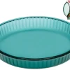 Sale Plat à tarte en verre bleu transparent - Ø 31,9 cm