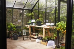 Discount ELHO Plateau de culture coloris living noir Green Basics Allin1 - 18 x 32 x 13,2 cm