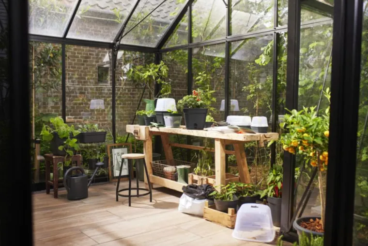 Discount ELHO Plateau de culture coloris living noir Green Basics Allin1 - 18 x 32 x 13,2 cm