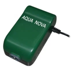 New BLUE CORAL Pompe à air 130L/H, fonctionnalité silencieuse, marque AQUA NOVA, modèle NA-100