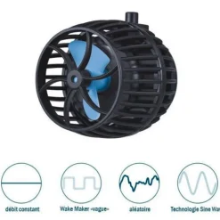 New BLUE CORAL Pompe Wi-Fi débit 5KL/h, contrôle à distance - JEBAO-JECOD DW-5