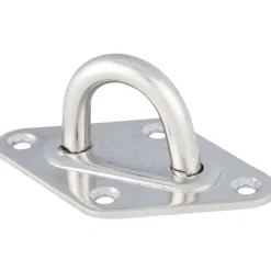 Best JARDILINE Pontet en inox sur platine losange Ø 8 cm