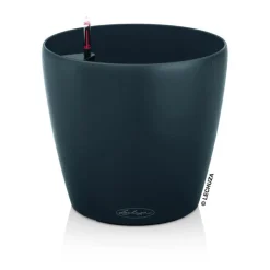 Discount LECHUZA Pot à réserve d'eau Classico Gris ardoise Ø.35 x H.33 cm