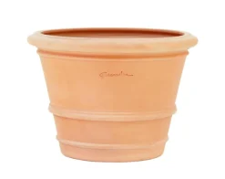 Hot POTERIE GOICOECHEA Pot Cuvier Argi coloris rose en terre claire - Ø 50 cm x 37 cm x 26 L