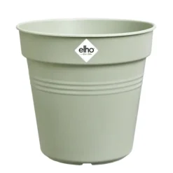 Discount ELHO Pot de culture en polypropylène vert pierre Green basics - Ø 40 x H 37 cm