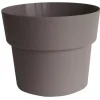 New COCORIPOT Pot en plastique recyclé taupe 15 L - Ø 32 x H 26 cm
