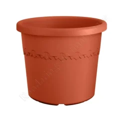 Best ELHO Pot en plastique recyclé Terra Algarve Cilindro - Ø 34,5 x H 29 cm