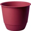 Online POETIC Pot en plastique rouge cerise Joy 60 - Ø 58,8 x H 48,8 cm