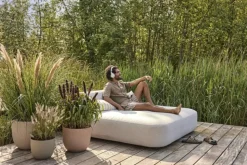 Outlet ELHO Pot en polypropylène beige champignon Sereh Round - Ø 47 x 40,1 cm