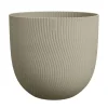 Outlet ELHO Pot en polypropylène vert scandinave Sereh Round - Ø 29,5 x 25,3 cm