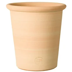 Online TERRABLANCA Pot en terre cuite claire Tubo S/3 - Ø 30 x H 32 cm