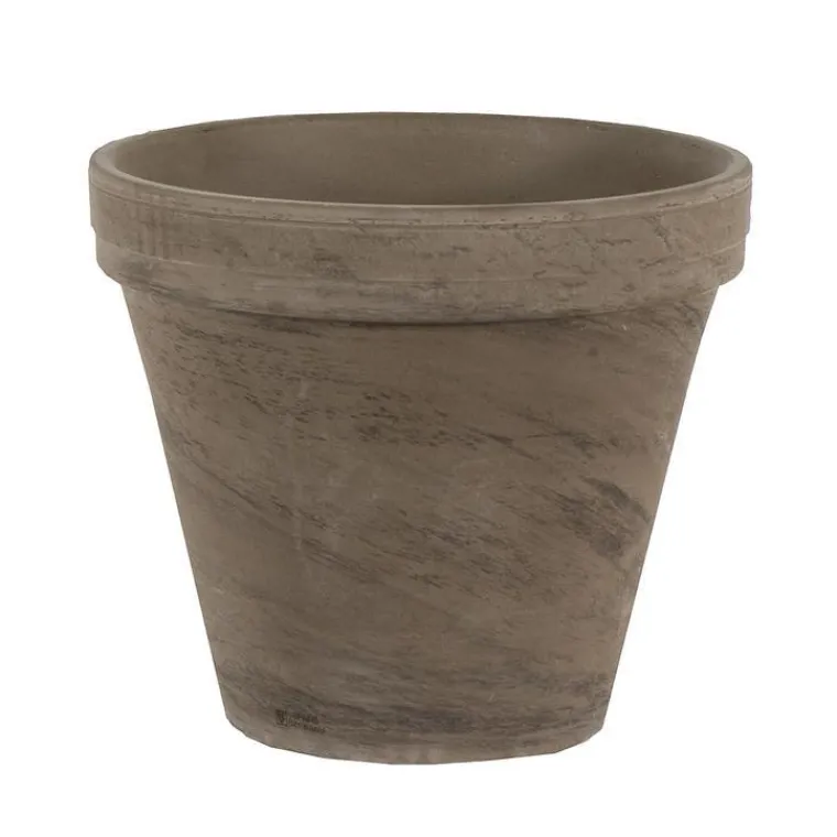 Hot NDT INTERNATIONAL Pot horticole coloris marron en terre cuite Basalt - Ø 19,9 cm