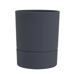 Clearance EDA Pot Orchidée Aquaduo gris anthracite 1,3 L