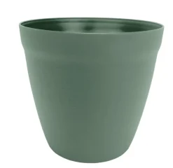 Clearance LE POT CITOYEN Pot rond lilo Poetic botanic® coloris vert en plastique recyclé 3,9 L - Ø 20 cm