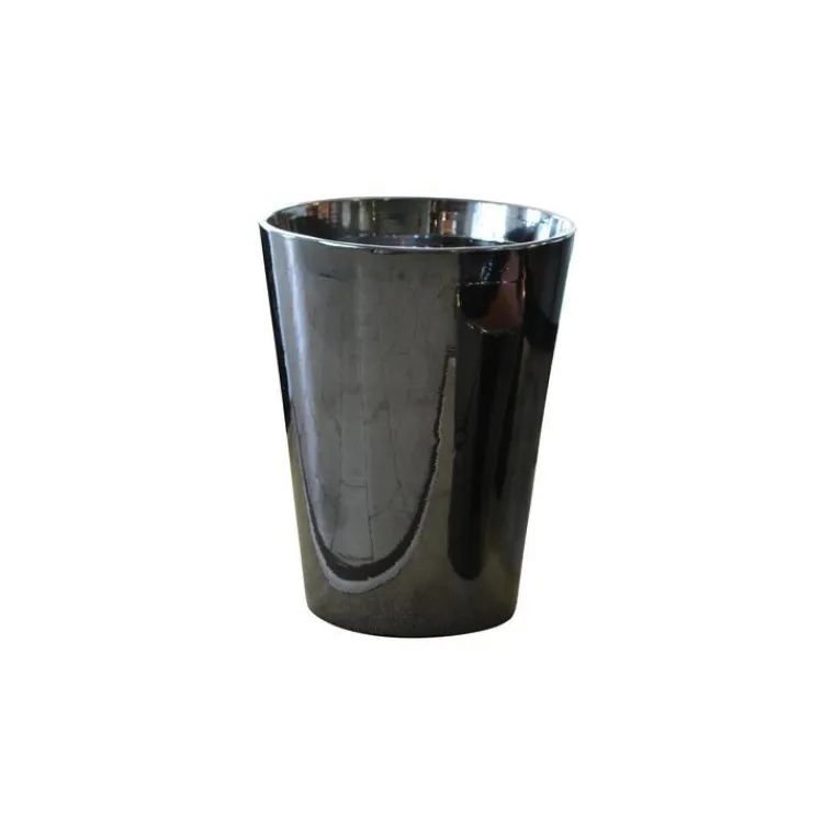 New LES POTERIES D'ALBI Pot Sydney coloris métal H 44 x Ø 37cm