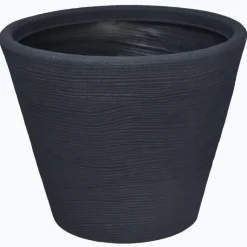Discount CHAPELU FRERES Pot évasé pour décoration intérieure ou extérieure granit Mineral – 61 litres Ø 55 x H 45 cm