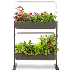 Clearance VÉRITABLE Potager coloris graphite Gourmet Indoor Véritable - 2 étages