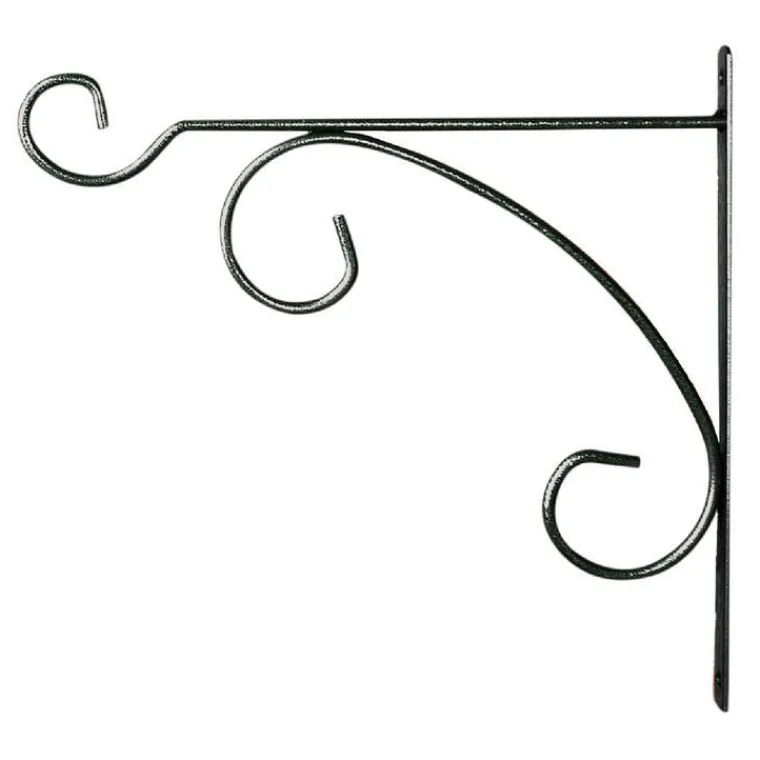 Best LOUIS MOULIN Potence en fer rond gris martelé 40 cm