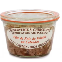 Hot CONSERVERIE ST CHRISTOPHE Pâté de foie de volaille au Calvados - 270 g