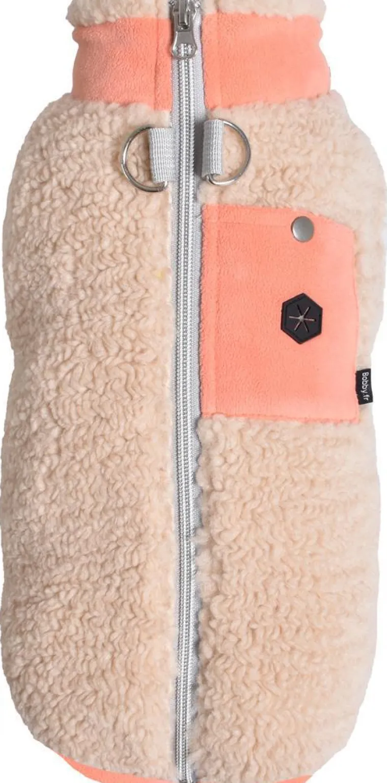BOBBY Pull pour chien coloris corail Alpaga - Taille 32S