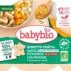 New BABY BIO Quinotto végétal quinoa potimarrons verts champignons fromage - 230 g