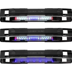 Outlet BLUE CORAL Rampe LED aquarium eau douce, duo Sunny & Plant, noir - AQUAEL Leddy Slim 2.0, 16 W