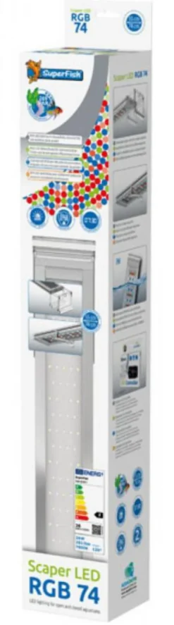 Discount BLUE CORAL Rampe LED d'eau douce, couleur RGB, 7800 K, 36 W, SUPERFISH Scaper - modèleÂ  LED RGBÂ  74