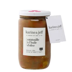 Discount KARINE & JEFF Ratatouille bio à l'huile d'olive LE BONHEUR EST DANS LE POT