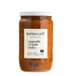 Discount KARINE & JEFF Ratatouille bio à l'huile d'olive LE BONHEUR EST DANS LE POT