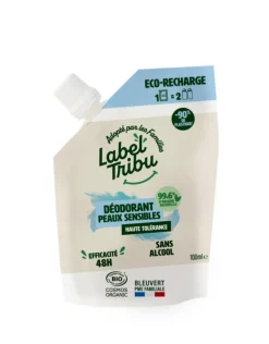 Online LABEL TRIBU Recharge de déodorant peau sensibles bio - 100 ml