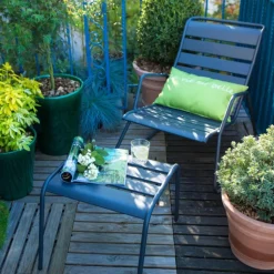 Sale FERMOB Repose-pieds Monceau coloris carbone - 41 cm