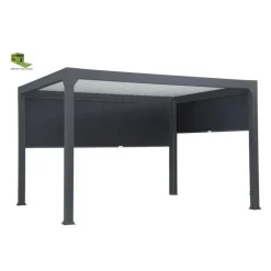 Best GREEN OUTSIDE Rideau pour pergola gris sable Actual - 3 m