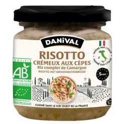 Clearance DANIVAL Risotto crémeux aux cèpes bio - 320 g