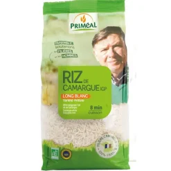 New PRIMÉAL Riz long blanc de Camargue IGP bio en sachet de 1 kg