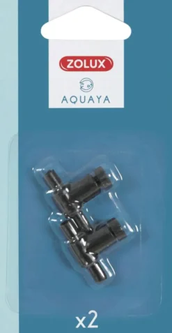 Sale ZOLUX Robinets pour aquarium en plastique coloris noir Aquaya - x 2