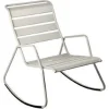Sale FERMOB Rocking chair Monceau coloris gris en acier - 68 x 78 cm
