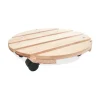 Discount LOUIS MOULIN Roule-plante rond en bois brut Basics - Ø 37,5 cm