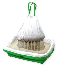 Discount KIVIKS Sacs à litière filtrants pour chat coloris blanc - Taille XL 55 x 40 x 26 cm