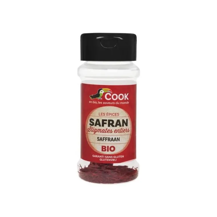 Outlet COOK Safran en stigmates bio dans un pot de 1 g