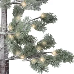 Online KAEMINGK Sapin lumineux enneigé à 72 LED blanc chaud pour extérieur - Ø 60 x H 150 cm