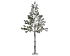 Sale KAEMINGK Sapin lumineux enneigé à 96 LED blanc chaud pour extérieur - Ø 70 x H 180 cm