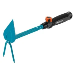 Online GARDENA Serfouette à fleur Combisystem 6 cm bleue à manche gris