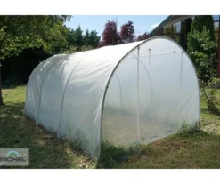 Online RICHEL Serre tunnel pieds droits, 2 portes zippées, SERRES - 13.5m²